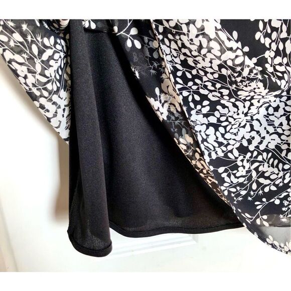 R&K ORIGINALS - 🎉HP🎉 EUC - L Sz 12 2-Piece Dress/Flutter-Sleeves & Boat-Neck - Picture 5 of 16